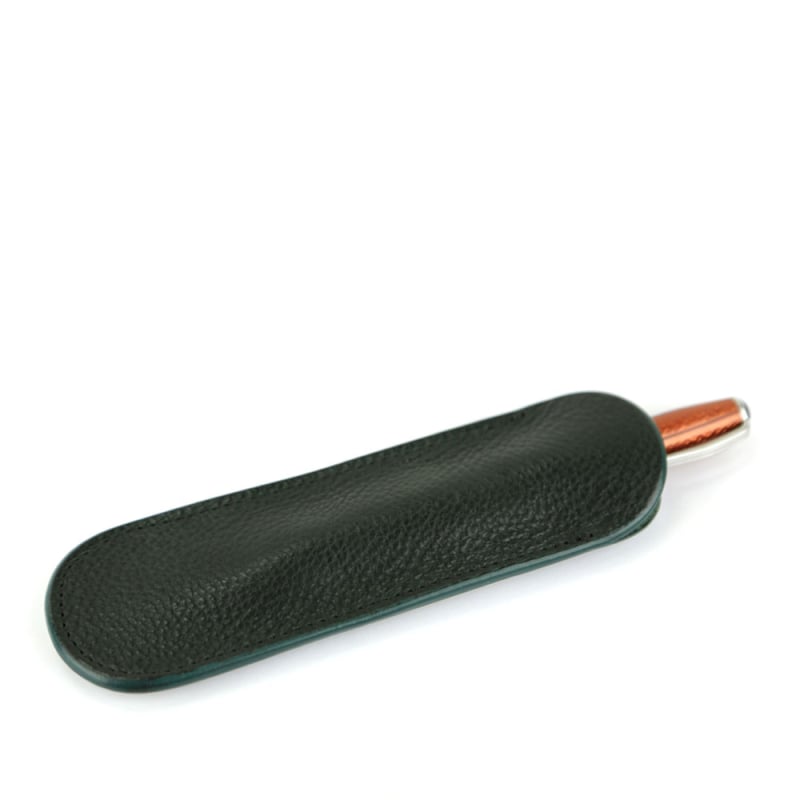 Fountain Pen Case in smooth tumbled leather