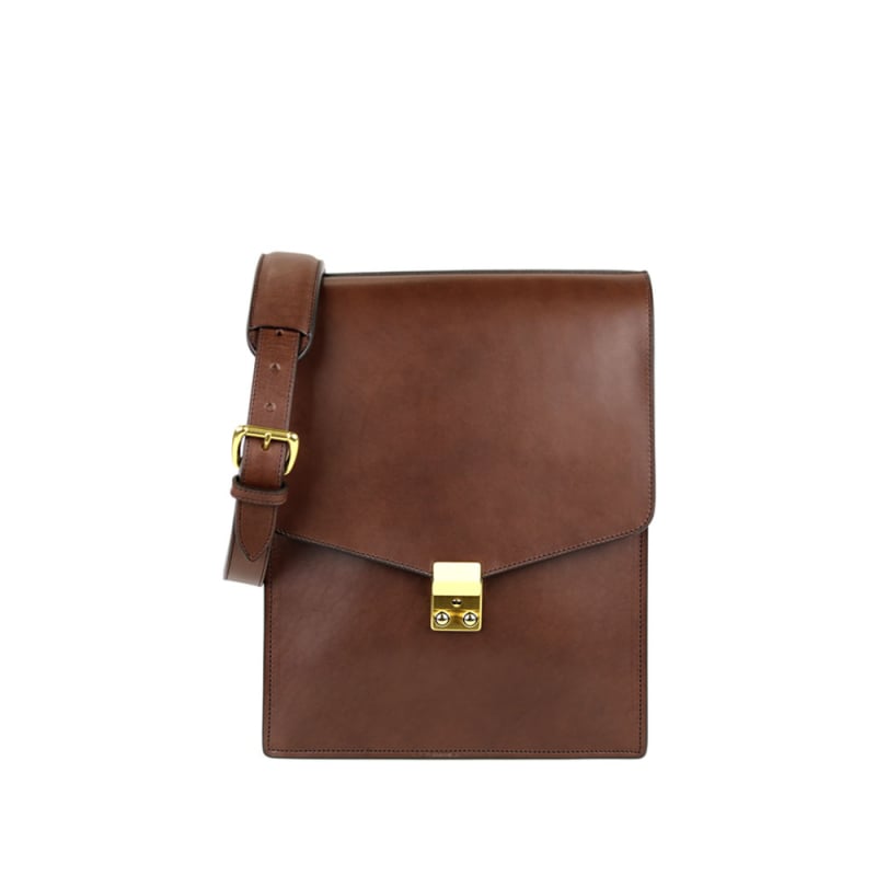Lock Messenger Bag - Limited in harness belting leather