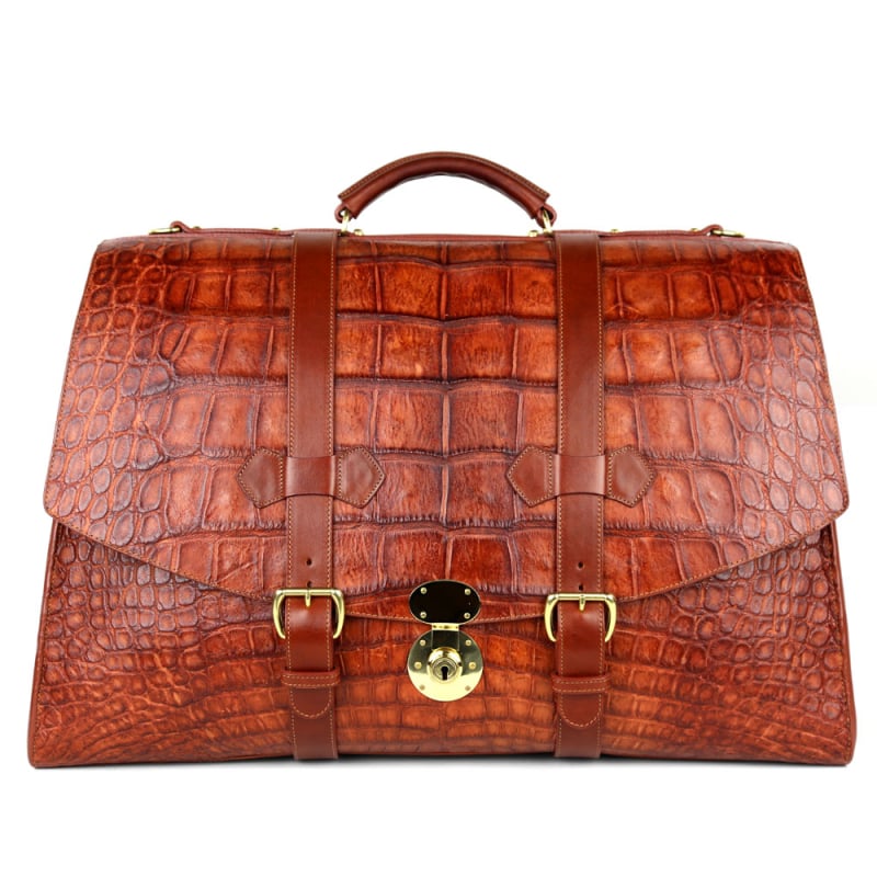 American Alligator Holdall in american alligator