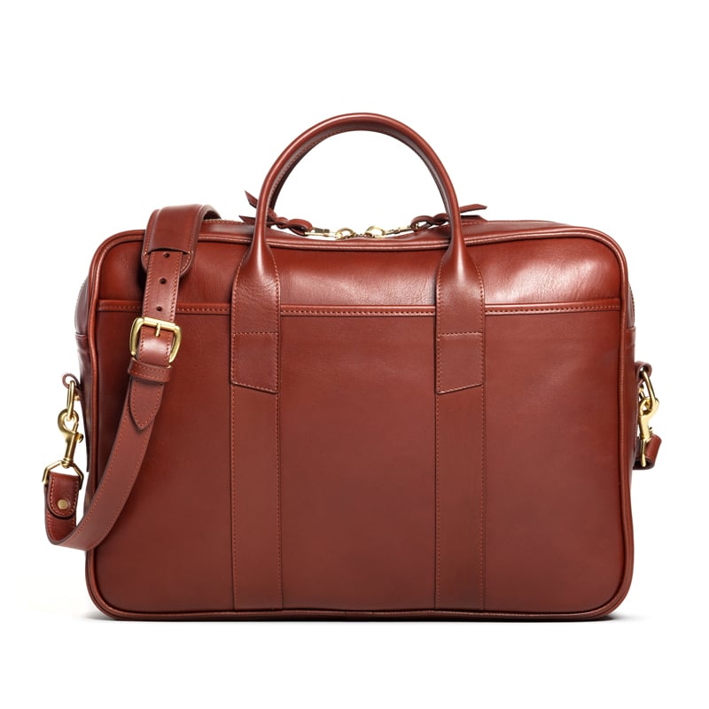 Commuter Briefcase - Limited in smooth tumbled leather