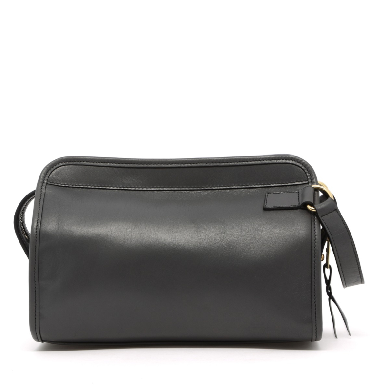 Large Travel Kit - Grey - Tumbled Leather in 