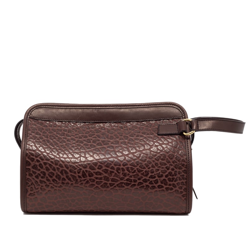 Large Travel Kit in shrunken grain leather