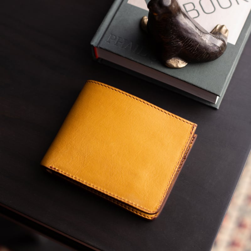 Bifold Wallet - Limited in smooth tumbled leather