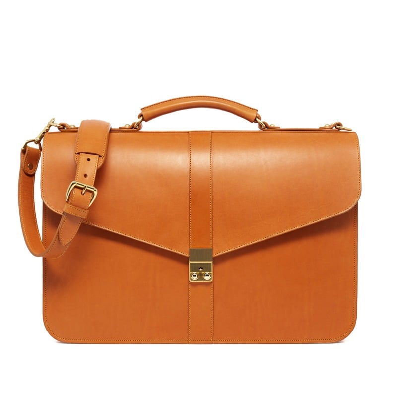 Lock Briefcase - Limited in harness belting leather