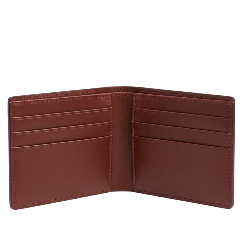 Bifold Wallet in smooth tumbled leather