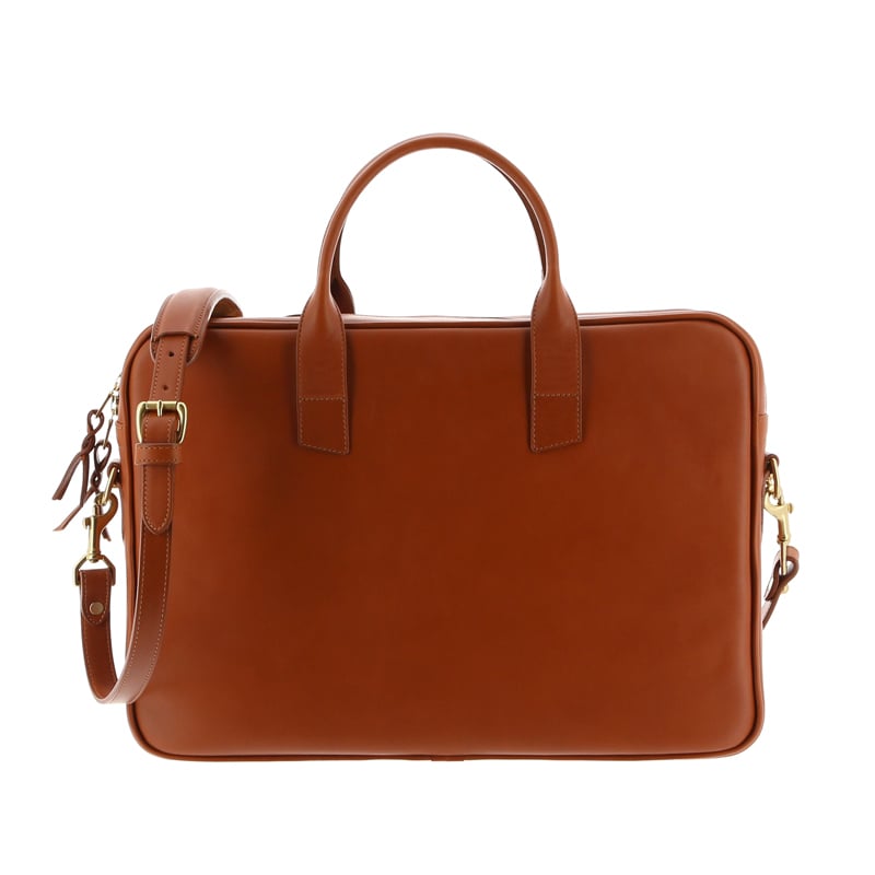 Computer Briefcase - Limited in smooth tumbled leather
