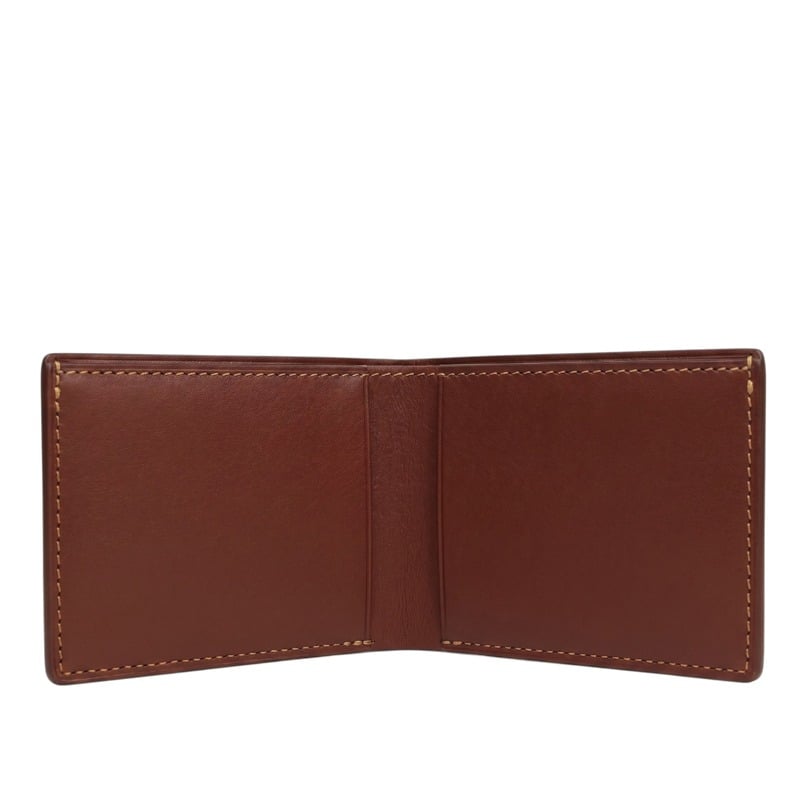 The Slim Wallet  in smooth tumbled leather