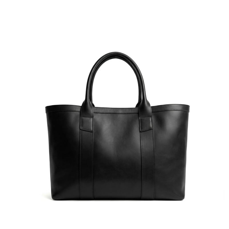 Medium Working Tote in smooth tumbled leather
