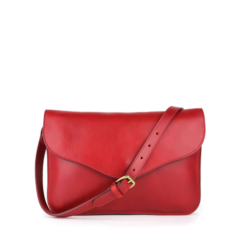 Maddie Shoulder Bag in smooth tumbled leather