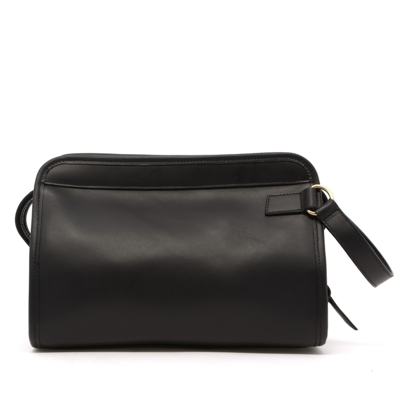 Large Travel Kit - Black - Matte Harness Leather in 