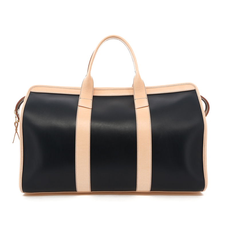 Signature Travel Duffle - Navy/Natural Trim - Navy Interior - Belting in 