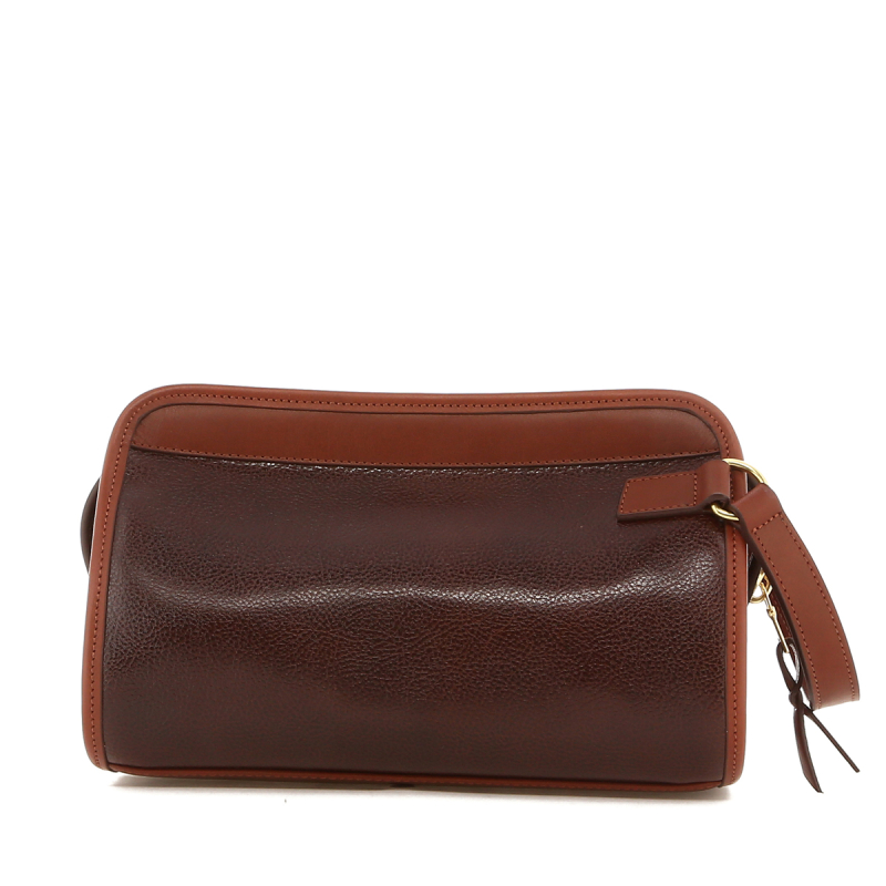 Small Travel Kit - Glossy Root Beer/Chestnut - Tumbled in 