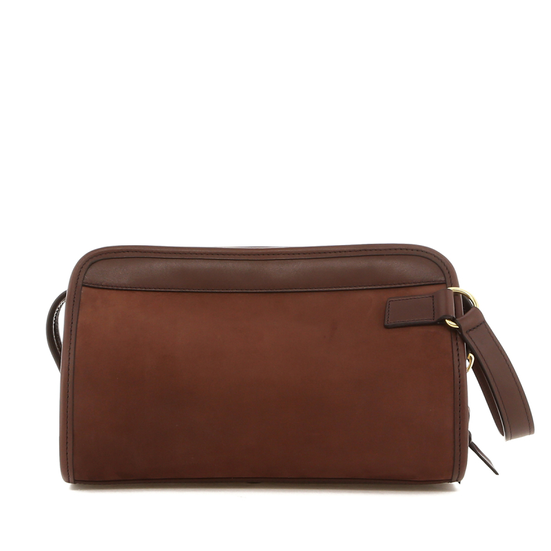 Small Travel Kit - Smooth Coffee Bean - Nubuck  in 