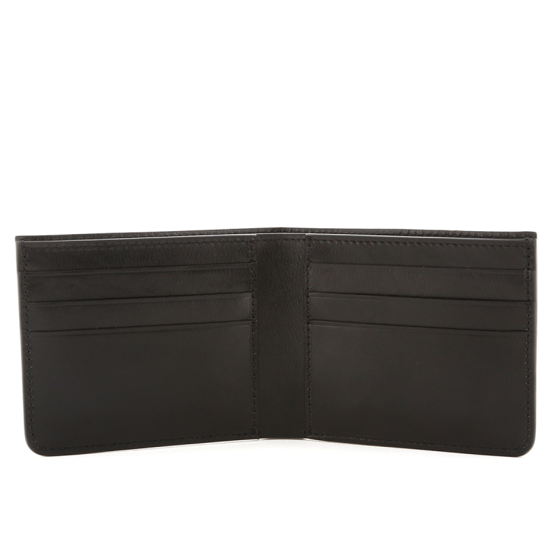 Bifold Wallet - Black Alligator/Black Cross Grain in 