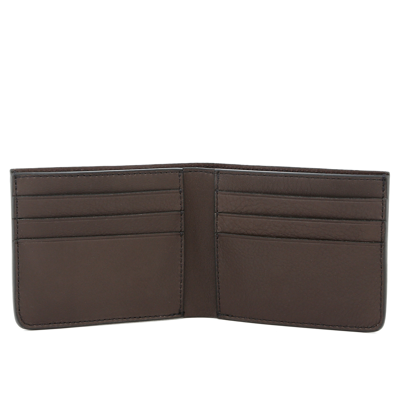 Bifold Wallet - Chocolate Chip - Tumbled Leather in 