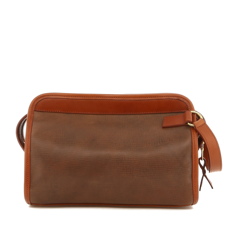 Large Travel Kit - Otter/Cognac- Cross Grain Leather in 