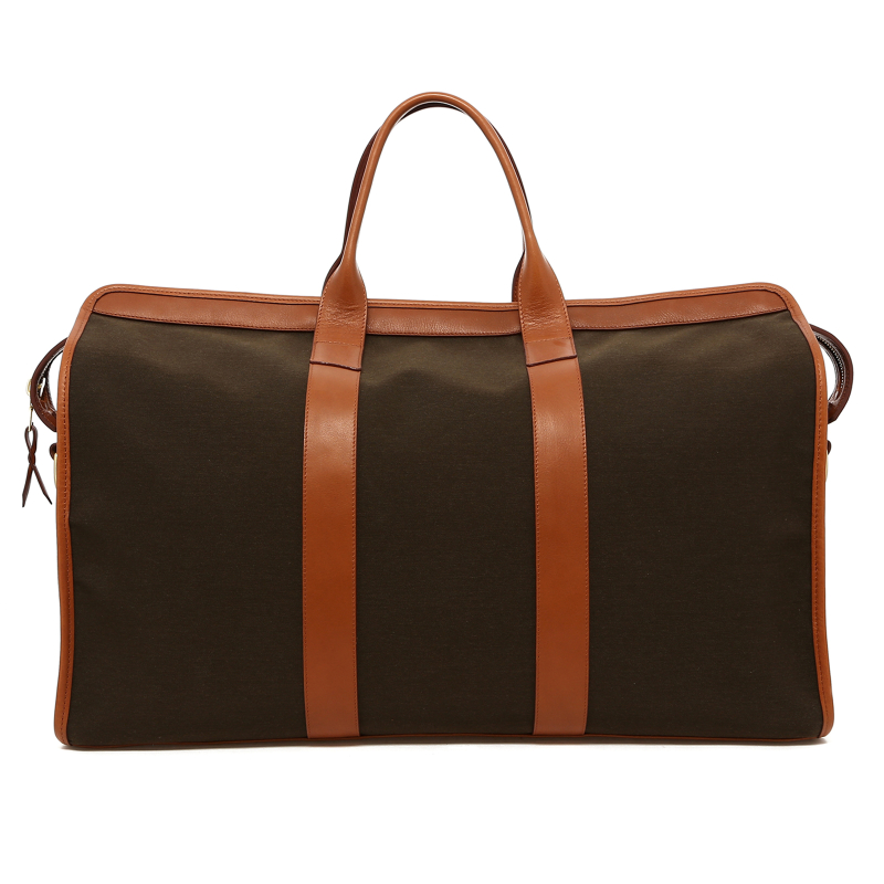 Compass Duffle - Olive/Cognac Trim - Olive Interior  in 