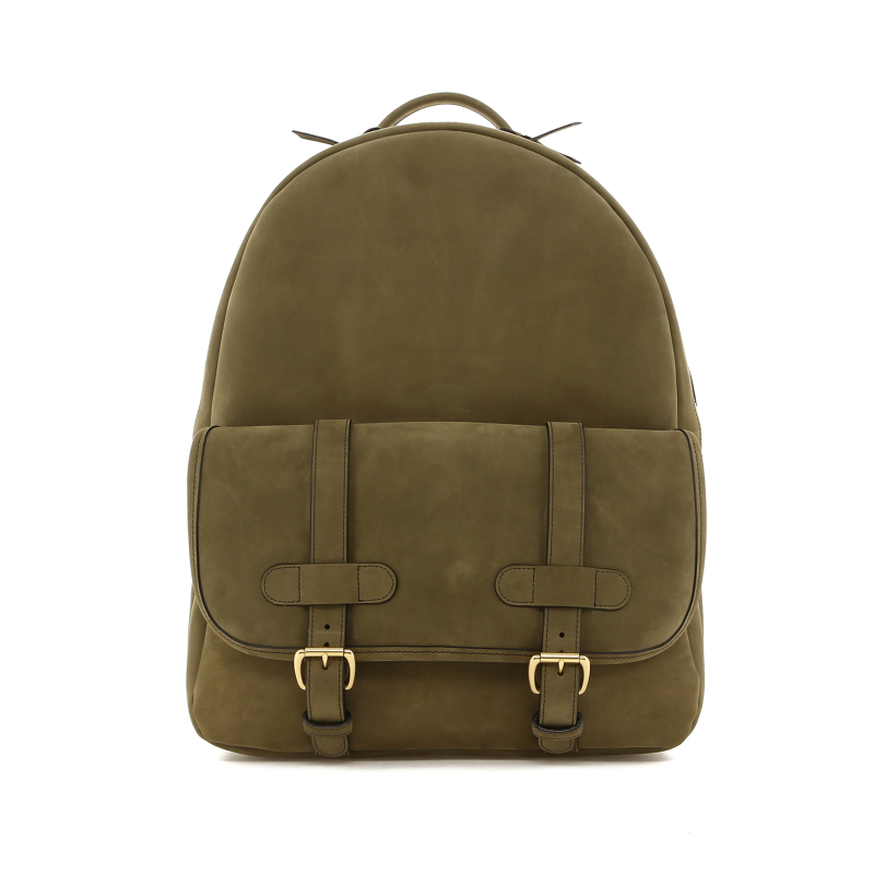 Hampton Backpack - Sage Green - Smooth Nubuck  in 