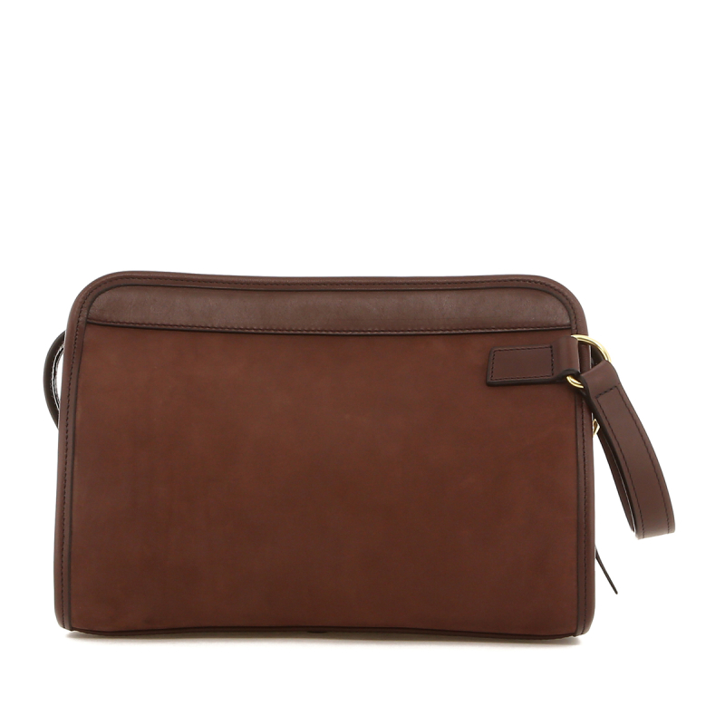 Large Travel Kit - Smooth Coffee Bean Nubuck  in 