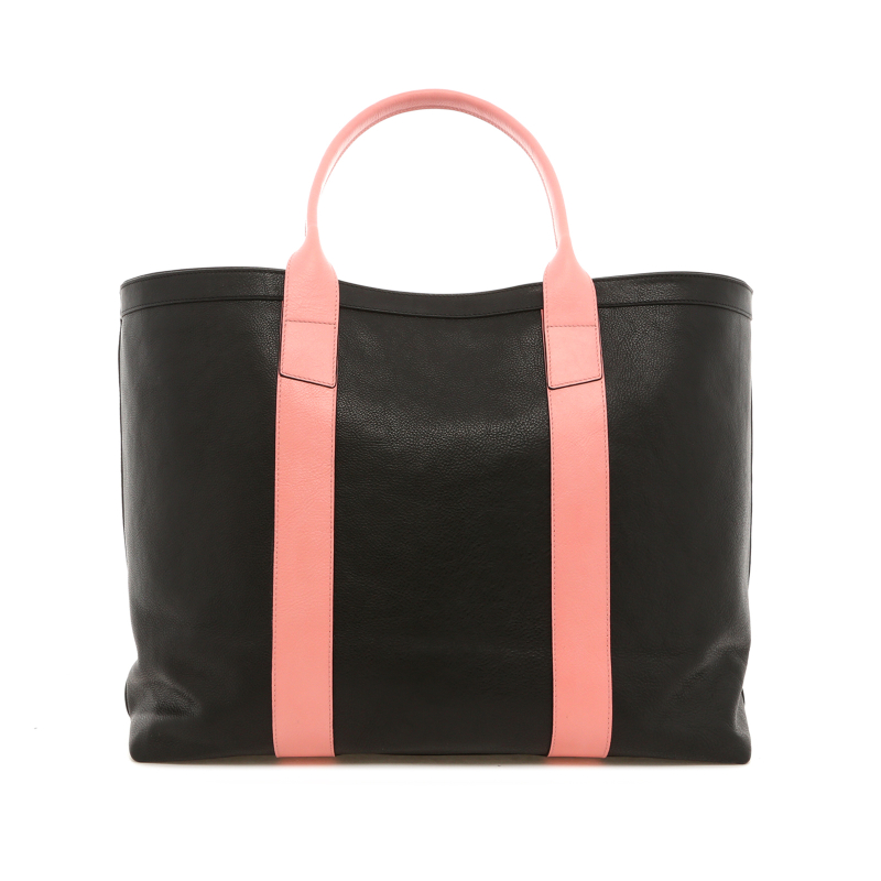 Signature Working Tote - Black/Flamingo - Tumbled - Black Cordura
 in 