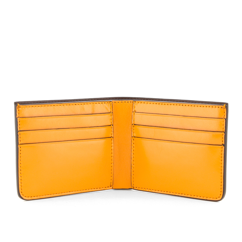 Bifold Wallet - Beeswax/Chocolate Interior - Calf in 