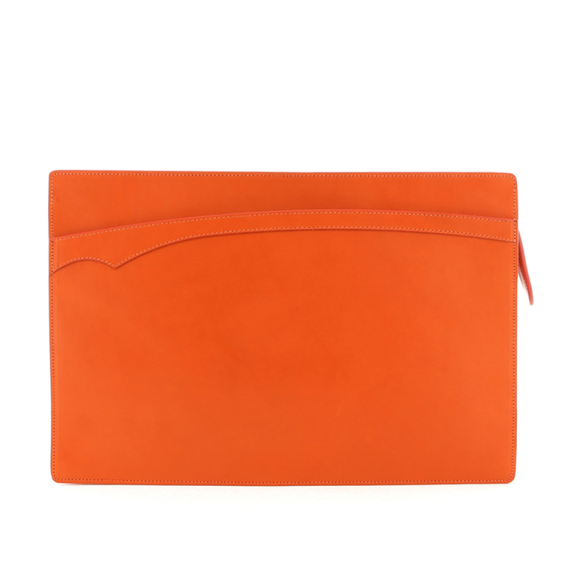 Zipper Portfolio - Orange - Belting in 