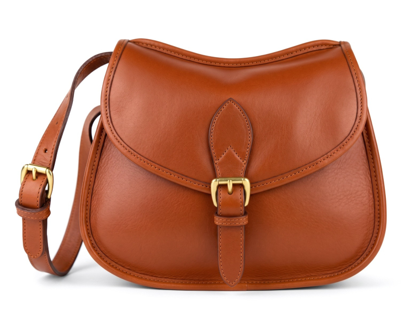 Riding Bag in smooth tumbled leather