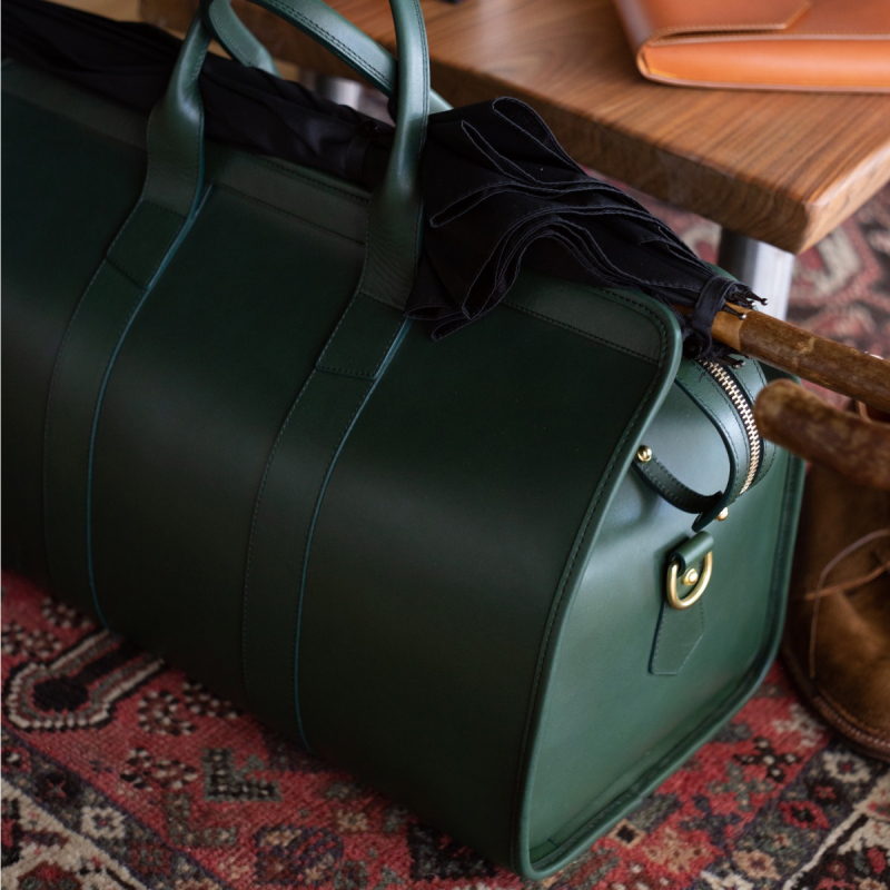 Signature Travel Duffle - Limited in harness belting leather