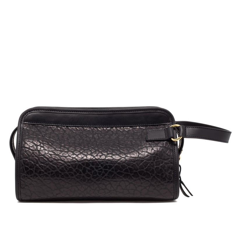 Small Travel Kit in shrunken grain leather