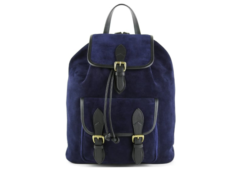 Suede Classic Backpack -Navy/Black in suede