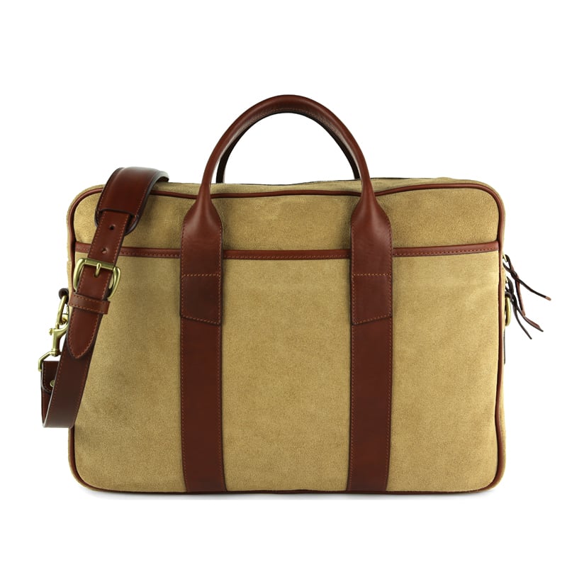 Suede Commuter Briefcase - Limited in suede