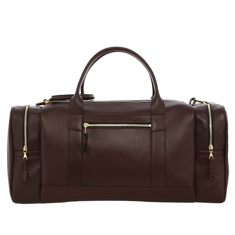 Voyager Duffle in smooth tumbled leather