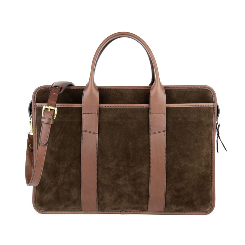 Suede Briefcase