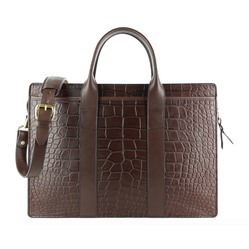 Alligator Briefcase Frank Clegg Leatherworks