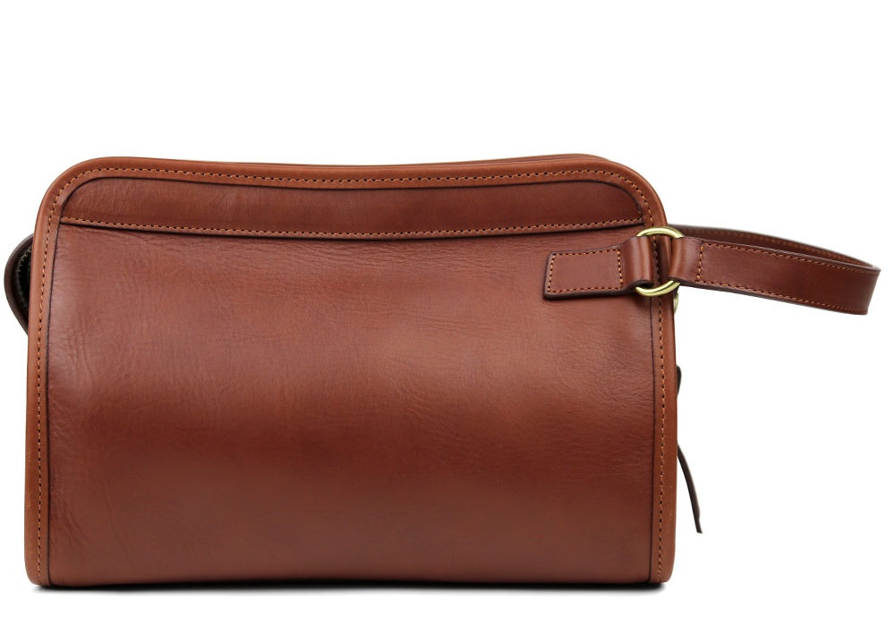 large leather dopp kit