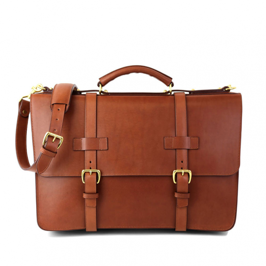 american leather briefcase