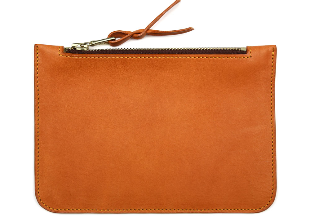 Small Leather Zipper Pouch Frank Clegg Leatherworks