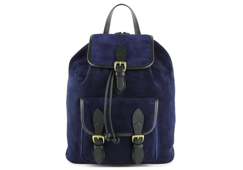 suede backpack