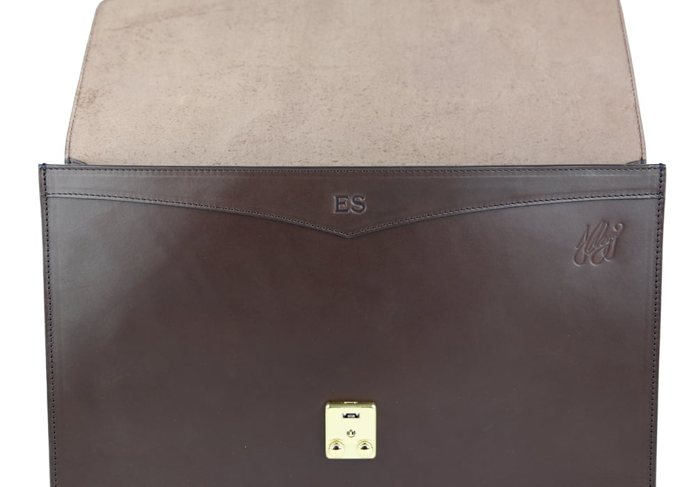 Leather Drop Handle Portfolio | Frank Clegg Leatherworks