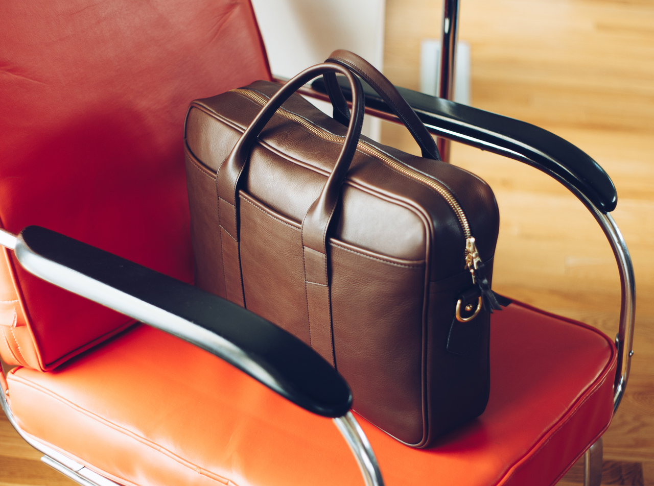 best made leather briefcase