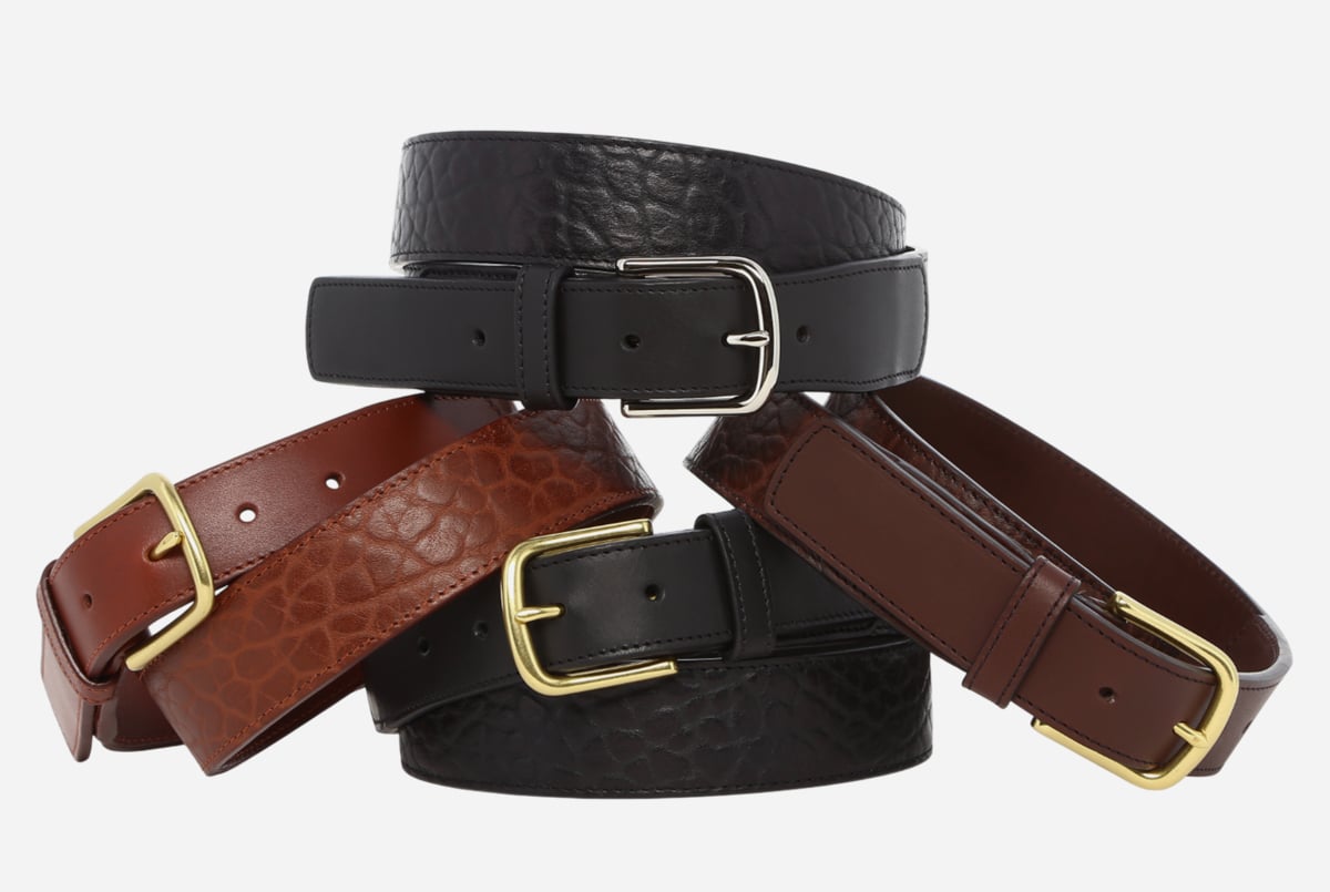 Leather Tab Belt